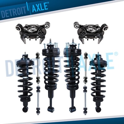Front Rear Steering Knuckle Hub Strut Spring Sway Bar for Mountaineer Explorer