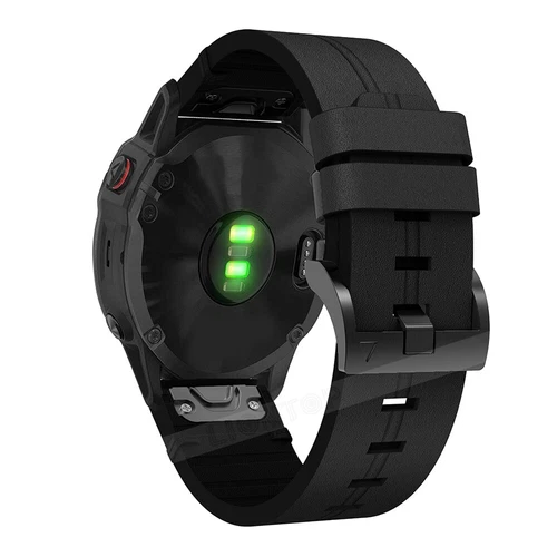 Correa de cuero Quickfit para Garmin Fenix 8 E 7 7X 7S 6 6X Pro 6S 5 5X Plus 3 bandas - Imagen 14 de 39