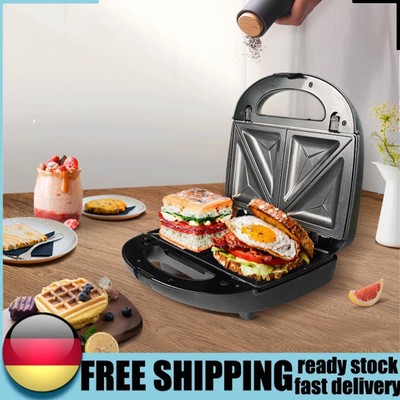 Panini Press Grill Waffle Iron Set Kitchen Appliances Electric Waffle Maker 750W