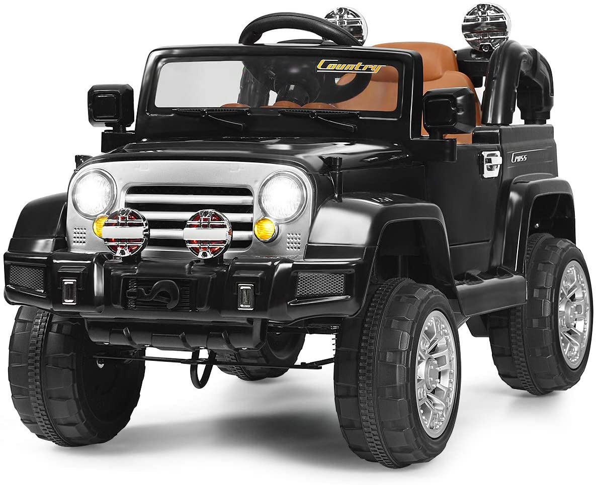 Ride On Jeep Car, 12V 2WD Powered Truck, Manual/ Parental Remote Control