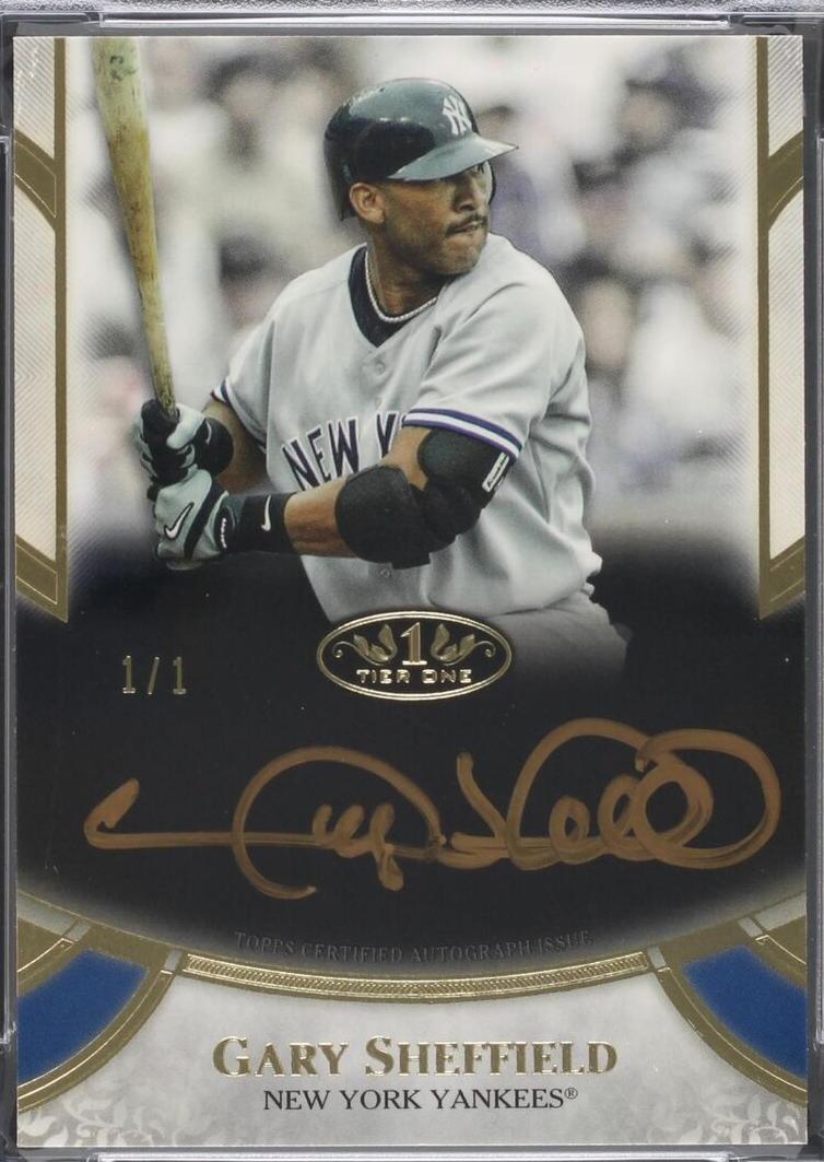 2021 Topps Tier One - Prime Performers Autographs Gary Sheffield #PPA ...