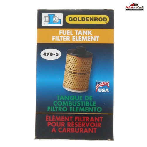 12 Goldenrod Replacement Fuel Filter Element 4705 Fits Item 1703