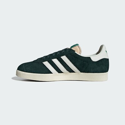 adidas Gazelle Shoes - Men's - Mineral Green / Off White / White - 6 adidas Gazelle Shoes - Men's - Mineral Green / Off White / White - 6