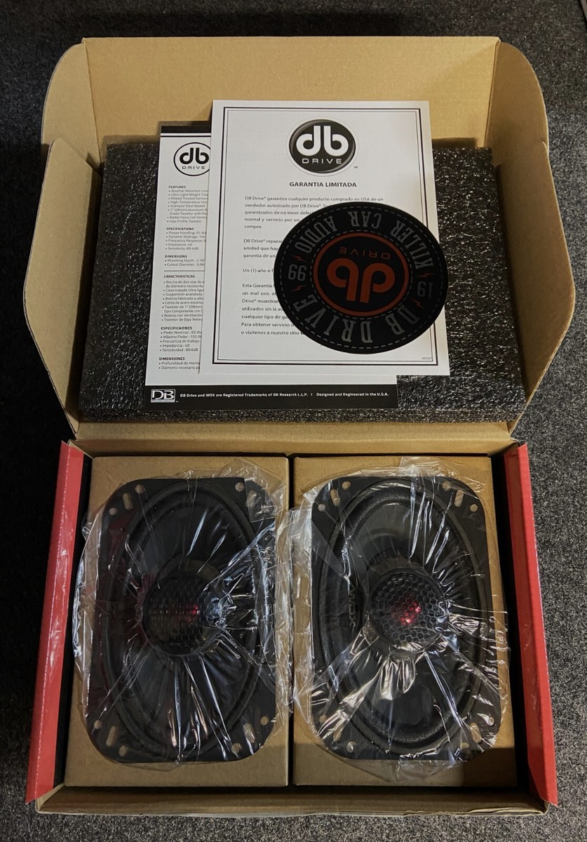 DB DRIVE WDX46MOTO-G2 4X6 2-WAY LOUDSPEAKERS 150 WATTS PEAK/55