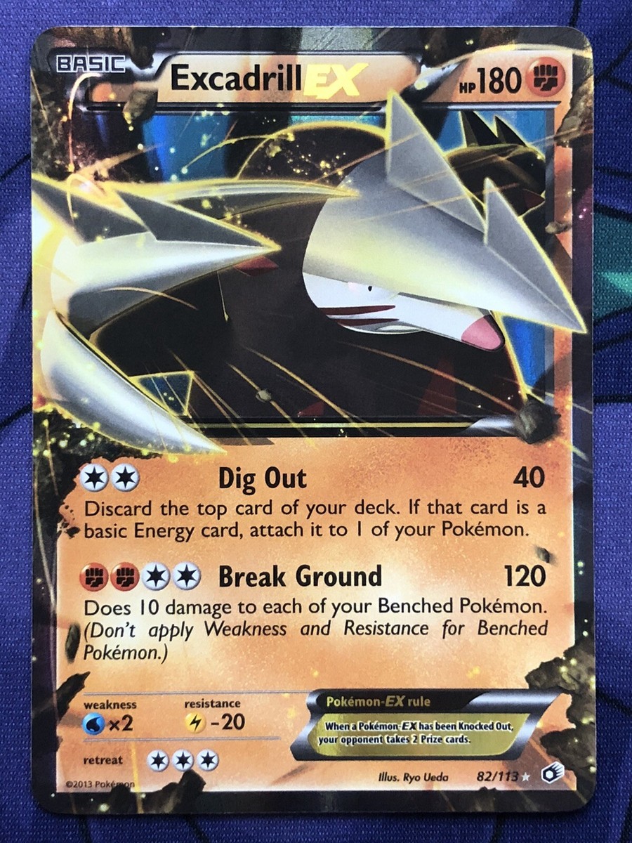 Excadrill EX 82/113 B&W Legendary Treasures Ultra Rare 2013