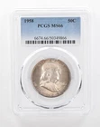 1958 Franklin Half Dollar MS66 PCGS Beautiful Tone *2895