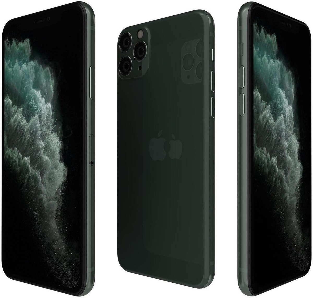 Apple iPhone 11 Pro Max A2161 256GB Midnight Green Unlocked Very