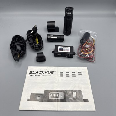 BlackVue DR590W-2CH Dual Dashcam WiFi Parking Hardwire + POWER MAGIC PRO USED
