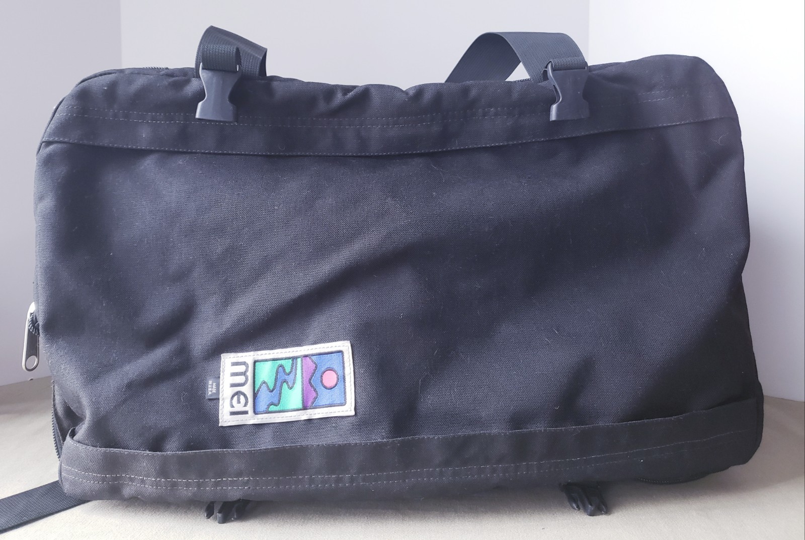 Vintage MEI Bag Backpack Black USA 