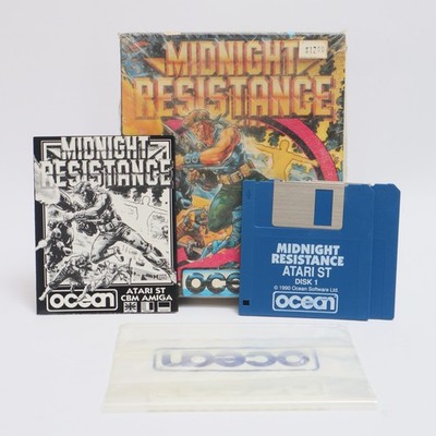 Midnight Resistance - Atari ST - OCEAN - Big Box Game 3.5'' Floppy Disk - USA