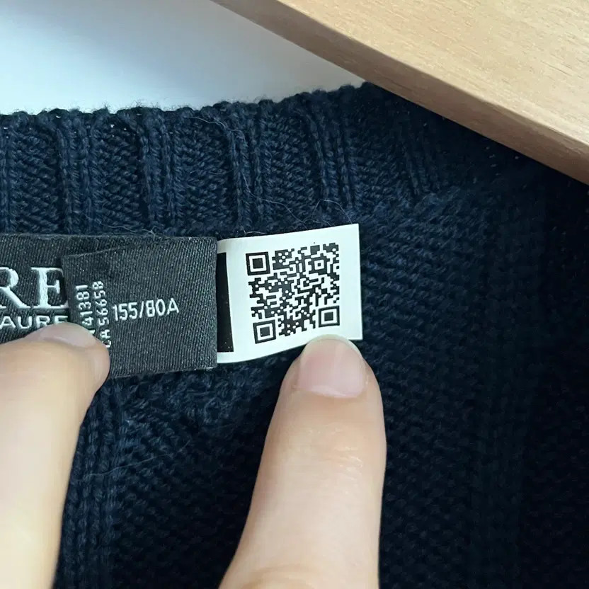 Polo Ralph Lauren Cable Knit Cardigan, Women's Size S, Navy thumbnail 3