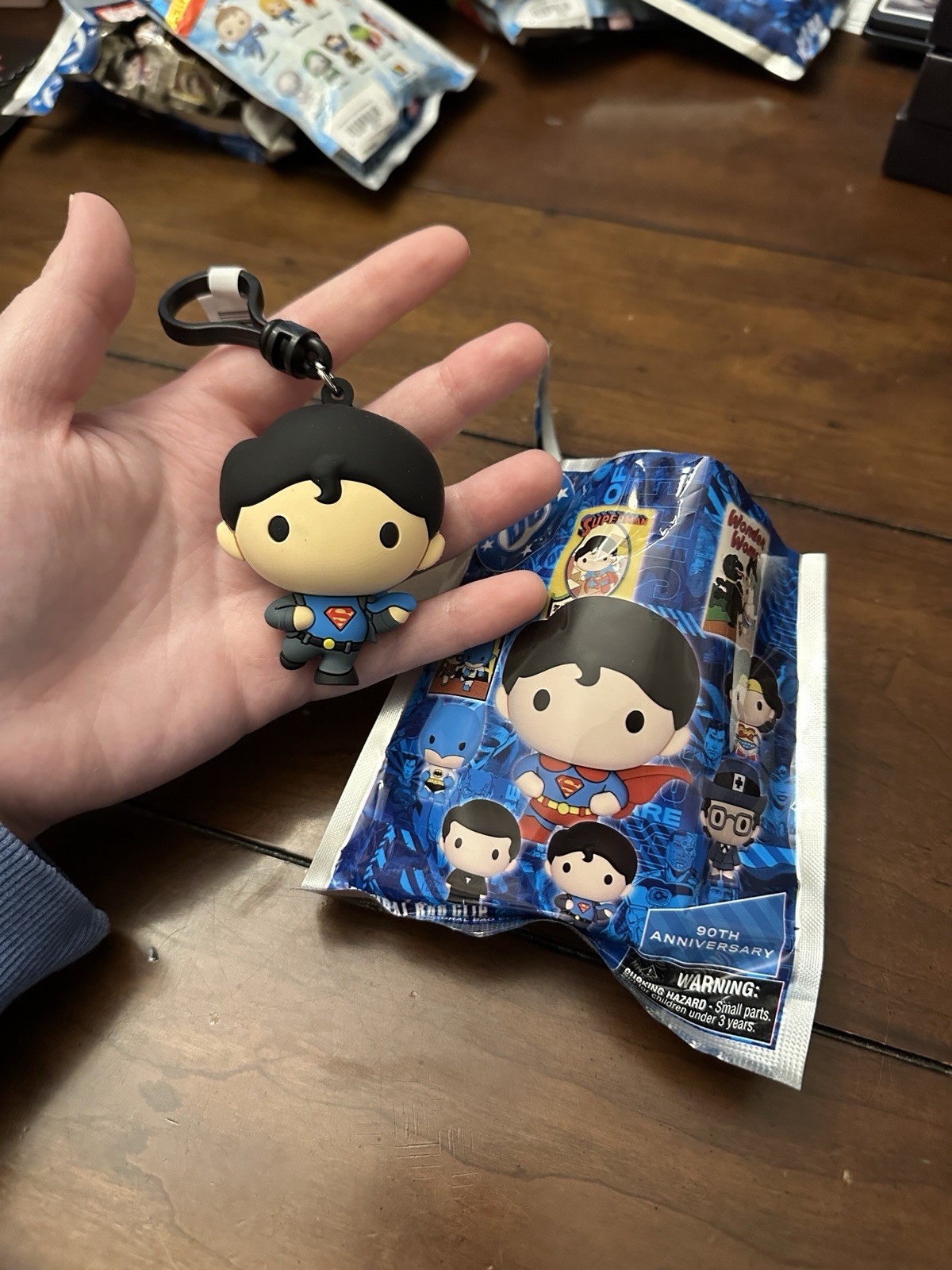 Collectibles: Superman (Changing) Keychain - DC Universe - OPEN - New