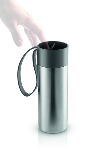 567461 Flask (Grey, Stainless Steel, Plastic, Silicone, Stainless Steel) - Picture 2 of 6