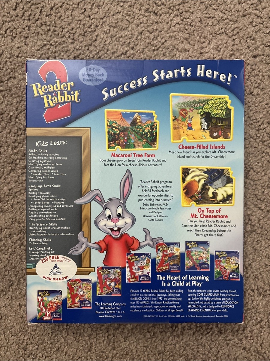 READER RABBIT: 2nd Grade (2001) Mis-cheese-ious Dreamship Advent