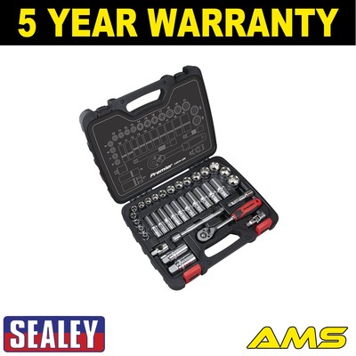 Sealey Premier Lock-On�� Steckschlüsselsatz 3/8'' Vierkant 34-teilig AK27481