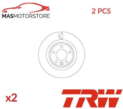BREMSSCHEIBEN SATZ PAAR TRW DF6956S 2PCS A FÜR LAND ROVER DISCOVERY V