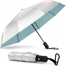 UPF 50 UV Umbrellas for Sun Protection 41 Inch,Large Automatic Umbrellas for...