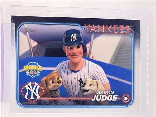 AARON JUDGE 2024 TOPPS UPDATE PAW PATROL RUBBLE & CREW SP YANKEES D Q6591