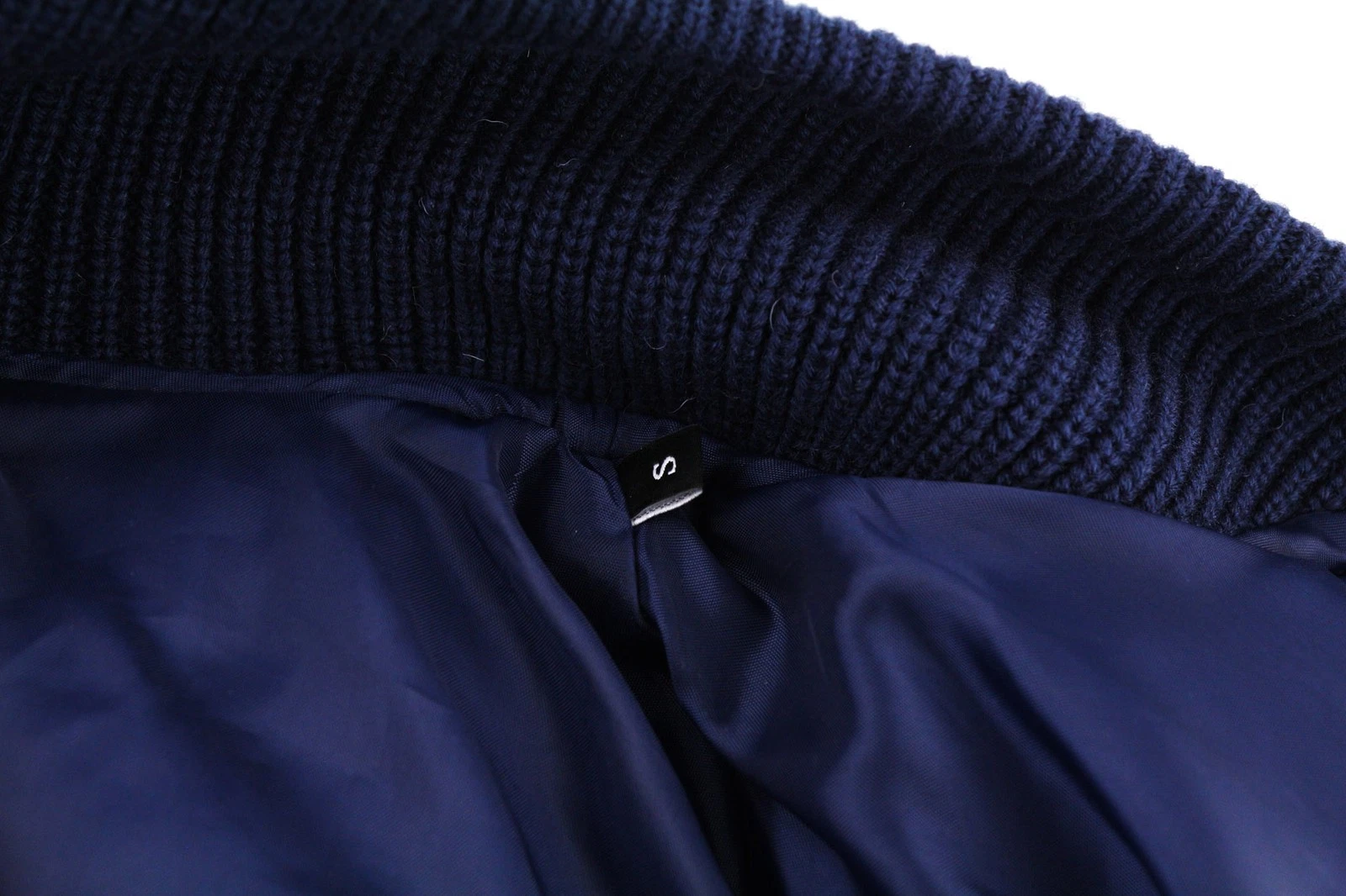 DIESEL Men Jacket W-Spleak-A S Blue Washed Oversized Bomber Insulated RRP325 image 15