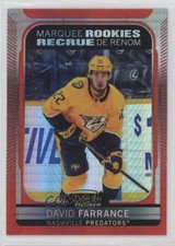 2021 O-Pee-Chee Platinum Marquee Rookies Red Prism /199 David Farrance #210 1ga9