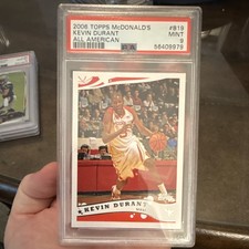 Topps 2006 McDonald's Kevin Durant All American #B19 PSA 9 Basketball