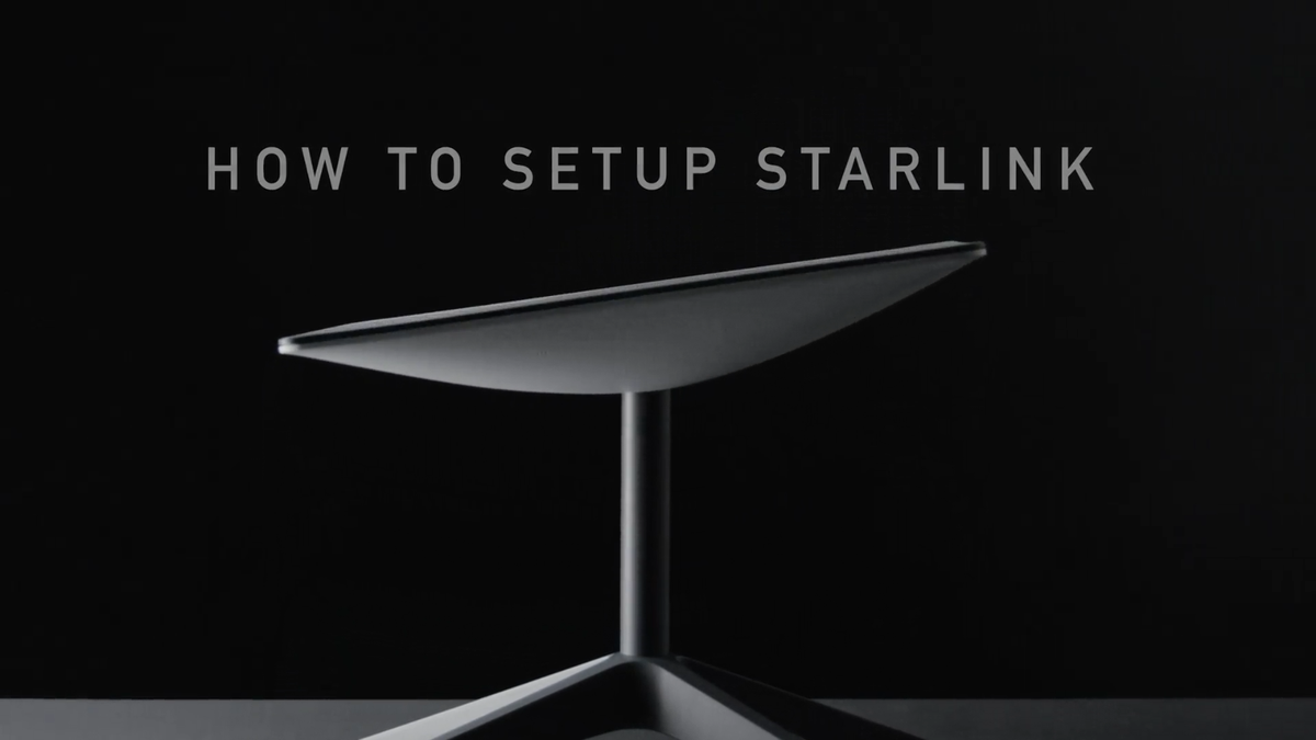 SpaceX Starlink V3 Kit with Motor + Ethernet Adapter, Satellite