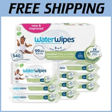 Dermatologist Tested Baby Wipes, 3-In-1 Care, 540 Ct