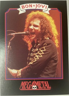 Mega Metal David Bryan #1 Replacement Trading Card 1991 Impel Bon Jovi