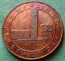 DDR Medaille Berlin-Hauptstadt der DDR - UKW Fernsehturm Berlin (2), siehe Foto