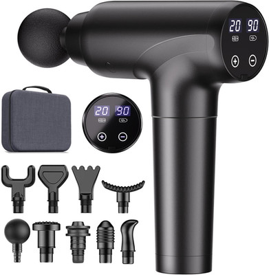 Massage Gun Deep Tissue, Muscle Massage Gun with 9 Attachment Heads 20 Speeds &