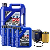 MotoröL Set High Tech 5W-30 Liqui Moly 9 Liter + ÖLfilter FüR Audi Q7 VW Passat