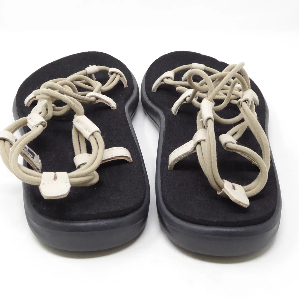 Босоножки Teva женские Voya Infinity с ремешками плоские светло-бежевые размер 10 - Изображение 4 из 4