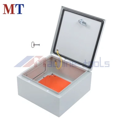 MACHINE-TOOLS Enclosure Box Steel Electrical Box 12" x 12" x 6'' Carbon Steel IP65 Rating