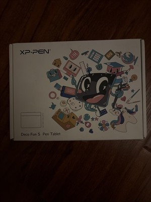 XP-Pen Deco Fun Graphics Drawing Tablet Battery-free Stylus CT640 Black Small S