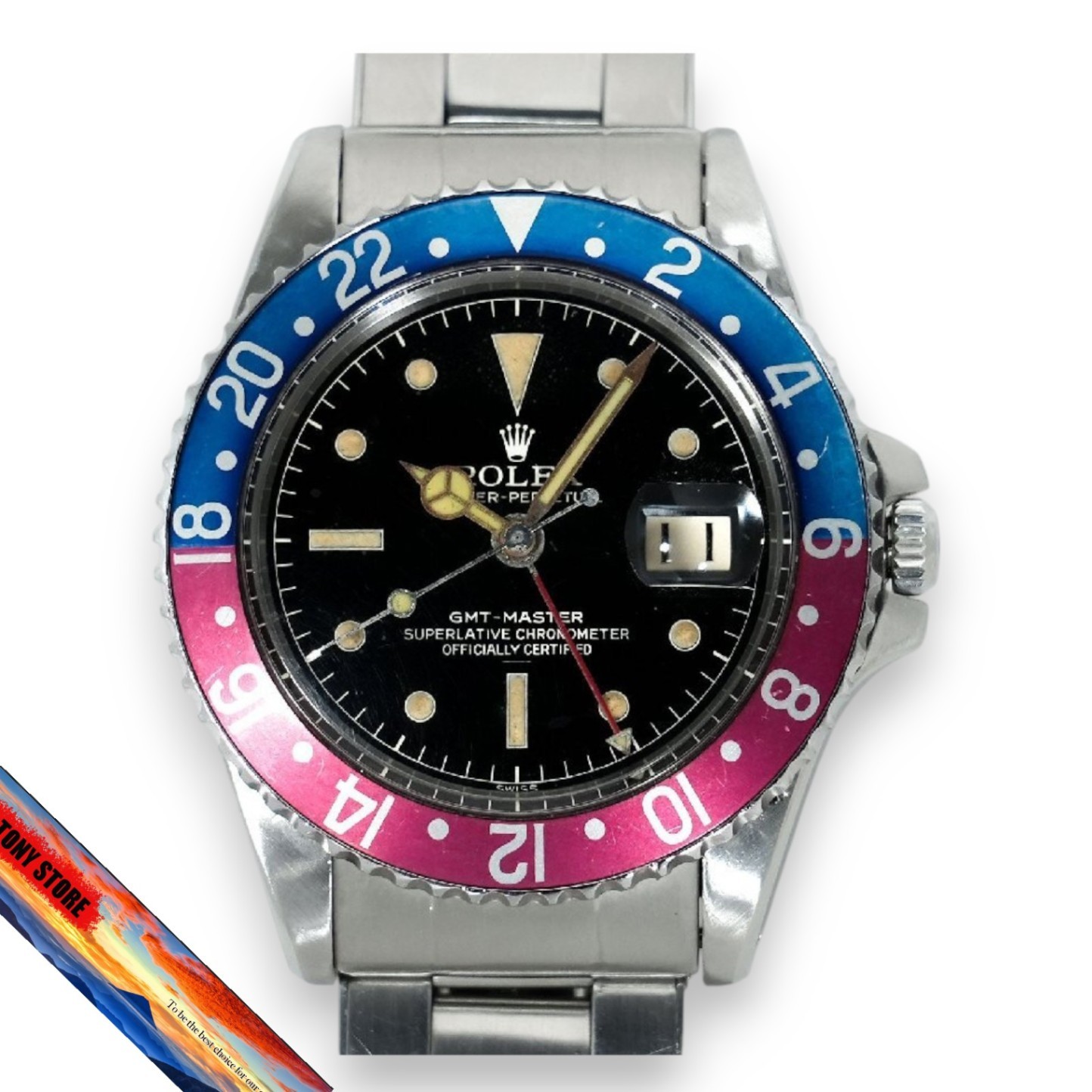 Rolex GMT Master 1675 Stainless Steel