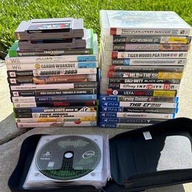 Massive Video Game Lot 43 Mixed Consoles PS4 PS3 PS2 Xbox SNES Wii Dreamcast