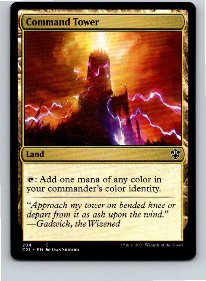Magic the Gathering Command Tower Commander 2021 MTG Free Shipping!