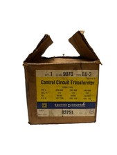 NEW SQUARE D 9070 E0-3 CONTROL CIRCUIT TRANSFORMER SERIES B .120/.150 KVA AK