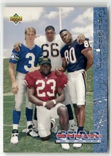 1993 UPPER DECK #1 RICK MIRER LINCOLN KENNEDY CURTIS CONWAY GARRISON HEARST RC