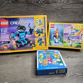 Lego Creator Lot of 3: 31062 + 31140 71413 Robo Explorer 3 in 1 Retired Gift New