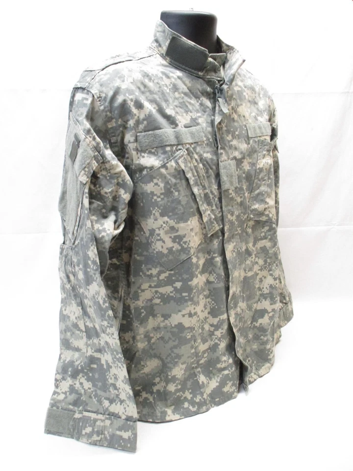 USED ARMY COAT ACU DIGITAL COMBAT UNIFORM SHIRT 50/50 MATERIAL UCP JACKET TOP - Image 2 of 4