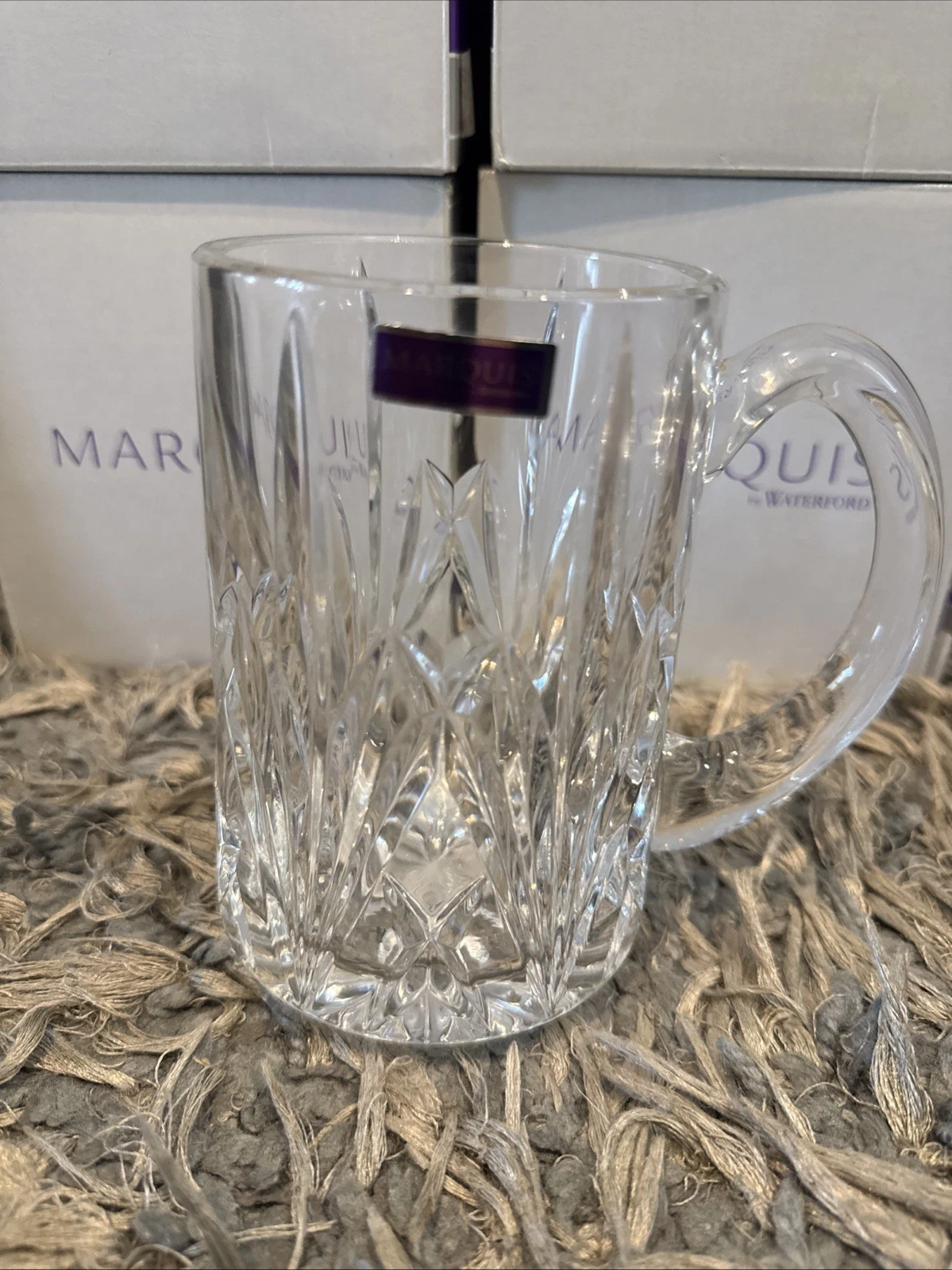 Marquis by Waterford Brookside Beerstein Glass Mug 40002939 New in Box Germany