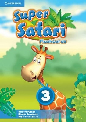 Super Safari Level 3 Flashcards (Pack of 78) by Herbert Puchta (English) Cards B