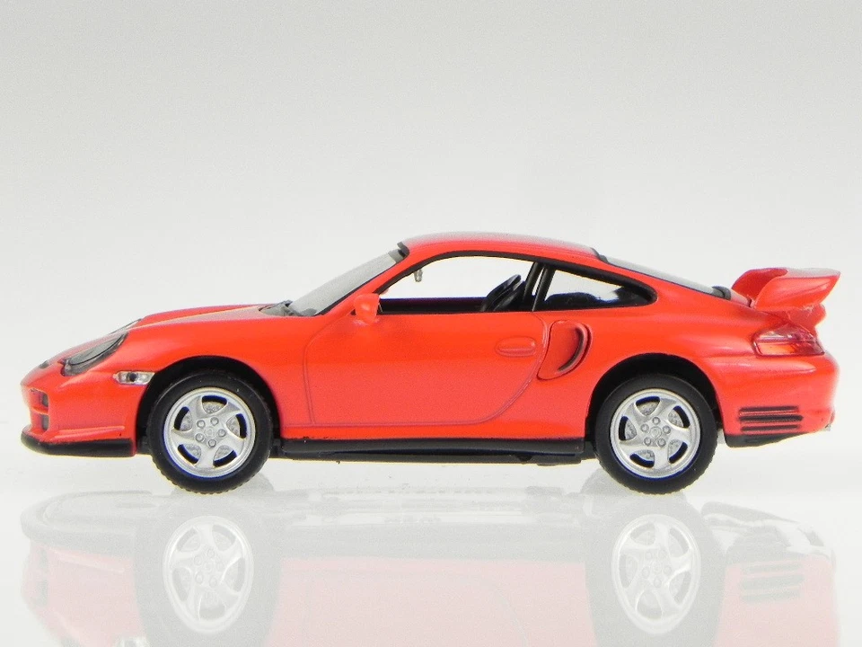 保时捷 911 996 GT2 2000 红色压铸模型车 671009 KDW 1/43 — 第 2/4 张图片