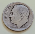 1946-D Roosevelt Dime 90% Silver 10c US Coin