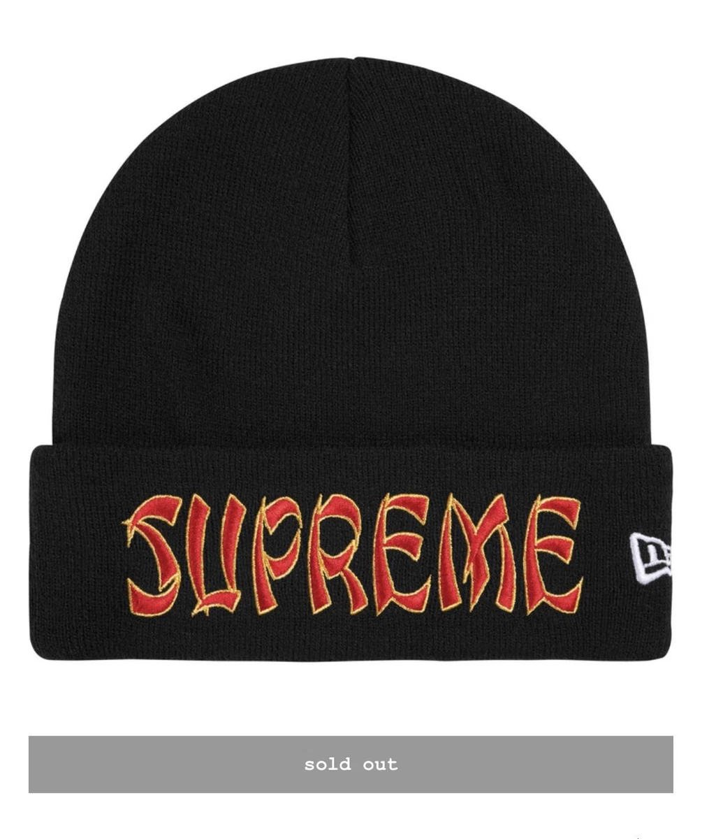 Supreme Beanie Black Hats for Men for sale | eBay