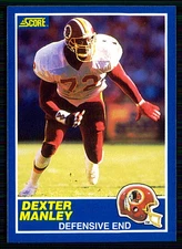 1989 Score - Dexter Manley #98