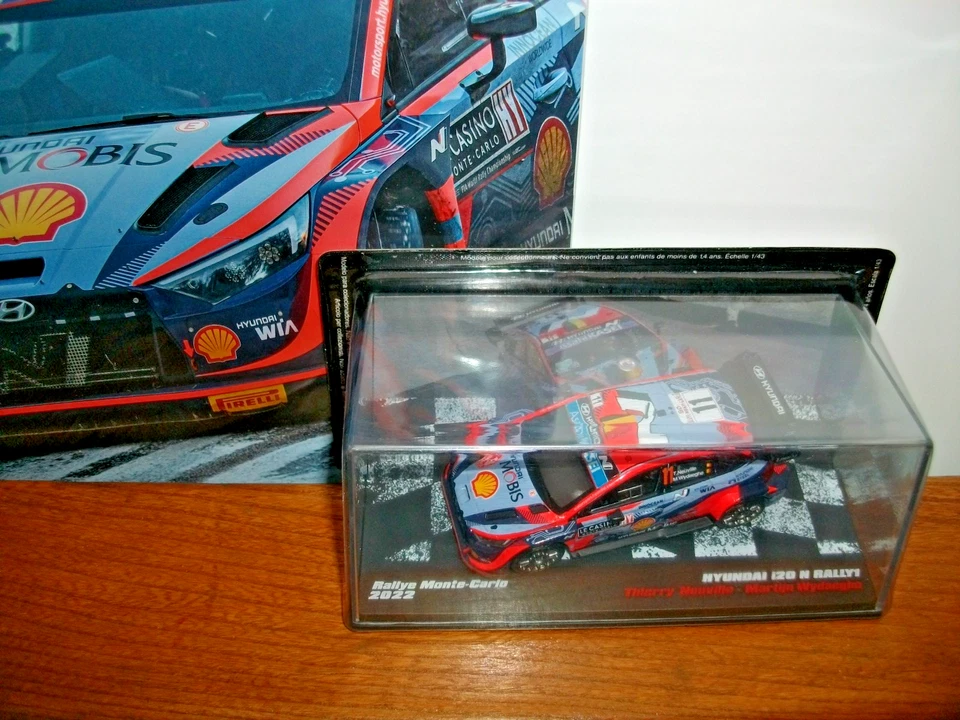 COLLECTION RALLYE N°03 Hyundai I20 N Rally1 Monte-Carlo 2022 T.Neuville M.Wydac. - Photo 2/4