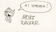 MORT WALKER - INSCRIBED ORIGINAL ART SIGNED