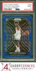 2020 PANINI PRIZM BLUE WAVE #258 ANTHONY EDWARDS RC PSA 9